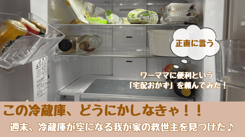 空っぽの冷蔵庫